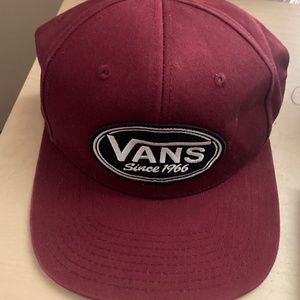 Burgundy VANS SnapBack Hat